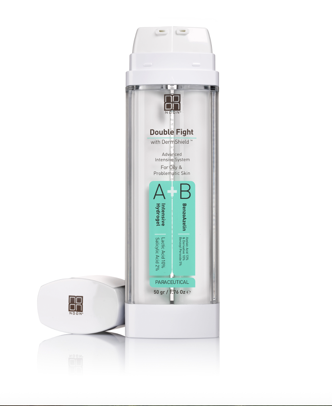 <p><span style="color: rgb(28, 28, 28); font-size: 15px">NOON's powerful cream effectively reduces sebum production, fights acne-causing bacteria, and soothes inflammation.</span></p>