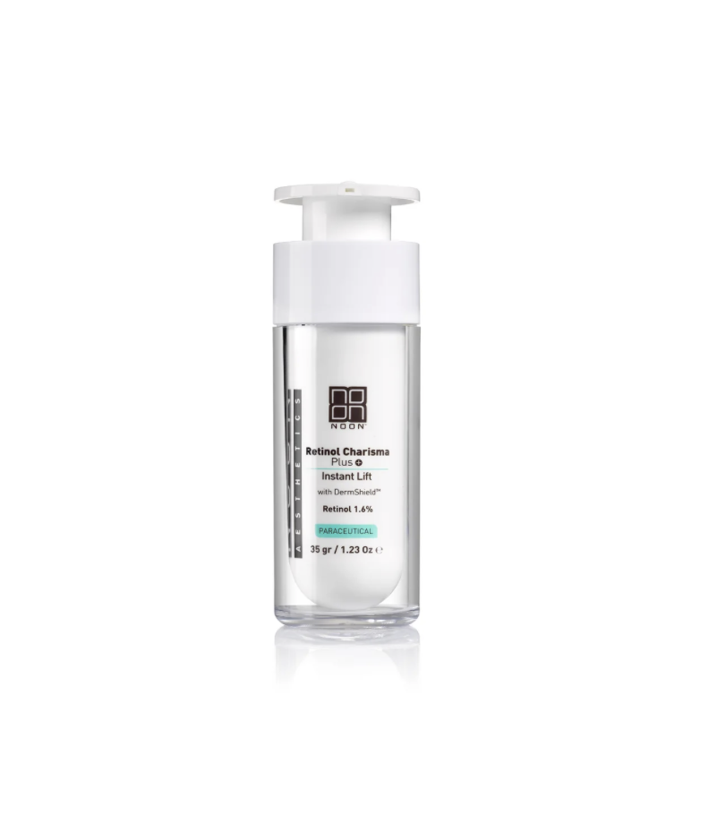 <p><span style="color: rgb(51, 51, 51); font-size: 15px">NOON's Retinol Charisma products combine a powerful combination of retinol, a brightening peptide and an anti-oxidant to rejuvenate, firm and brighten the skin. 1.6% retinol concentration.</span></p>