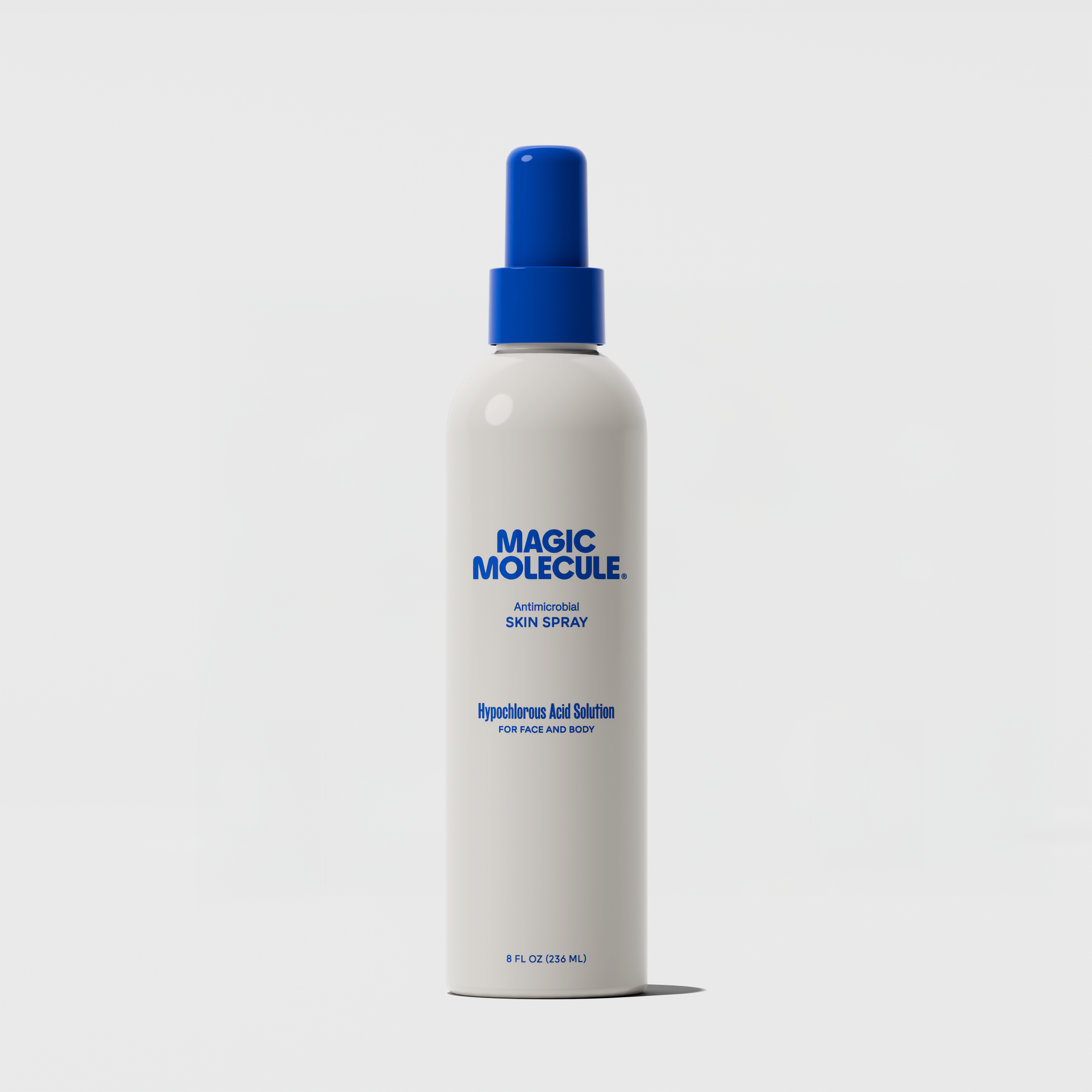 <p>Gentle yet powerful, <em>Magic Molecule</em> is a multi-tasking skin spray made with pure Hypochlorous Acid (HOCl) — a naturally occurring molecule known for its soothing, cleansing, and healing properties. Perfect for calming redness, reducing breakouts, and supporting skin recovery after treatments or irritation.</p><p>Safe for all skin types, this refreshing spray helps fight bacteria, balance the skin, and promote a healthy, clear complexion. Use it daily as a toner, post-workout refresher, or anytime your skin needs a calming boost.</p><p><strong>Benefits:</strong><br>✔ Soothes irritated or sensitive skin<br>✔ Fights acne-causing bacteria<br>✔ Speeds up healing and reduces inflammation<br>✔ Safe for face, body, and even eyes<br><br><strong>Size: </strong><span style="color: rgb(29, 30, 30); font-size: 16px">8 oz | 236 ml</span></p>