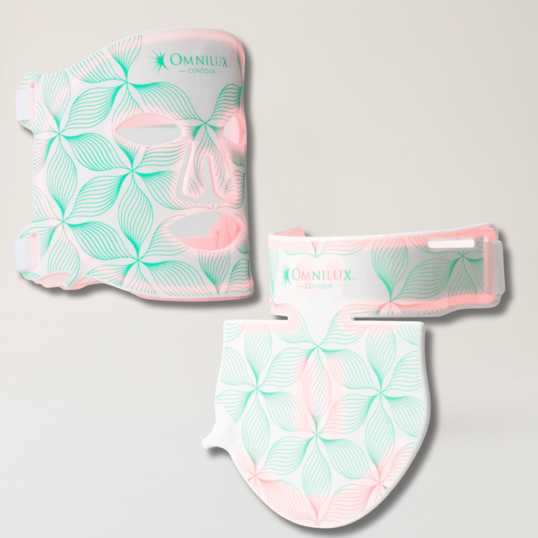 <p>Achieve full-face and neckline rejuvenation with the <strong>Omnilux Contour Duo</strong>, combining the award-winning <strong>Contour Face Mask</strong> and the <strong>Contour Neck &amp; Décolleté Mask</strong> into one powerful, at-home red light therapy system.</p><p>This FDA-cleared, dermatologist-recommended treatment package uses clinically proven red and near-infrared light wavelengths to target the most visible signs of aging—safely and naturally.</p><p><strong>Clinically proven to:</strong><br>✔ Reduce fine lines and wrinkles on the face, neck, and chest<br>✔ Improve skin firmness, texture, and elasticity<br>✔ Minimize sun damage, redness, and pigmentation<br>✔ Boost collagen production for a radiant, youthful glow</p><p>Comfortable, flexible, and pain-free with no downtime, this duo delivers professional-level results from the comfort of your home.</p><p><strong>Includes:</strong></p><ul><li><p>Omnilux Contour Face Mask</p></li><li><p>Omnilux Contour Neck &amp; Décolleté Mask</p></li><li><p>Charging cables &amp; controllers</p></li><li><p>Adjustable straps</p></li><li><p>Travel/storage bags</p></li><li><p>User guides</p></li></ul><p>Reveal smoother, firmer, and more radiant skin—head to chest.</p>