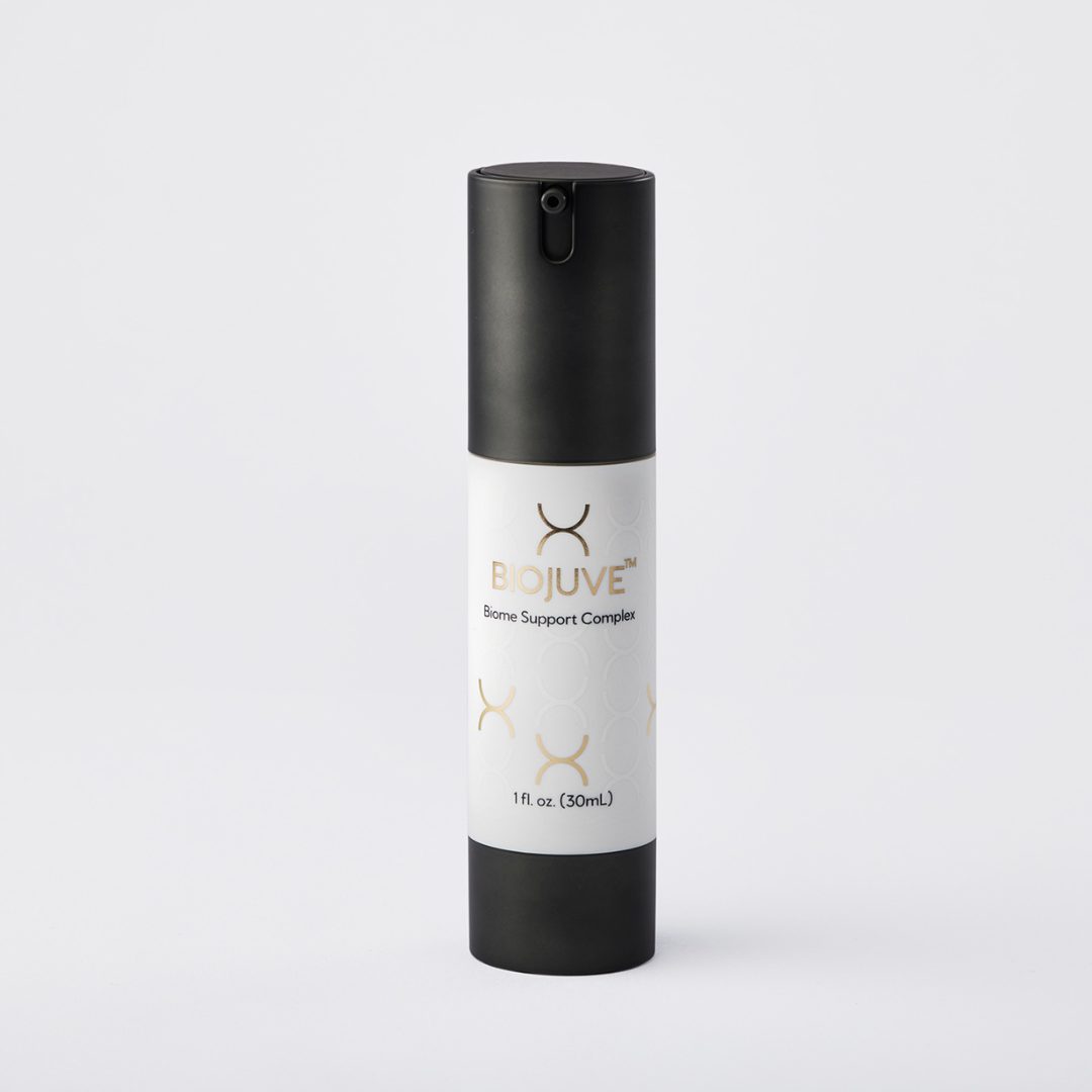 <p><strong>Step 2 (AM)</strong><br>This powerful blend of microbe-derived proteins, polypeptides, and antioxidants is designed to enhance BIOJUVE’s skin probiotic technology. It helps tighten, firm, and lightly hydrate the skin while restoring a healthy, radiant glow.</p><p>✔ Enhances skin’s probiotic performance<br>✔ Supports skin health and natural radiance<br>✔ Firms and lightly hydrates</p><p>Use daily as the second step in your morning routine along with the complete Biojuve™ skin system to boost visible results.<br><br><strong>Size: </strong><span style="color: rgb(29, 30, 30); font-size: 16px">1 oz | 30 ml</span></p>