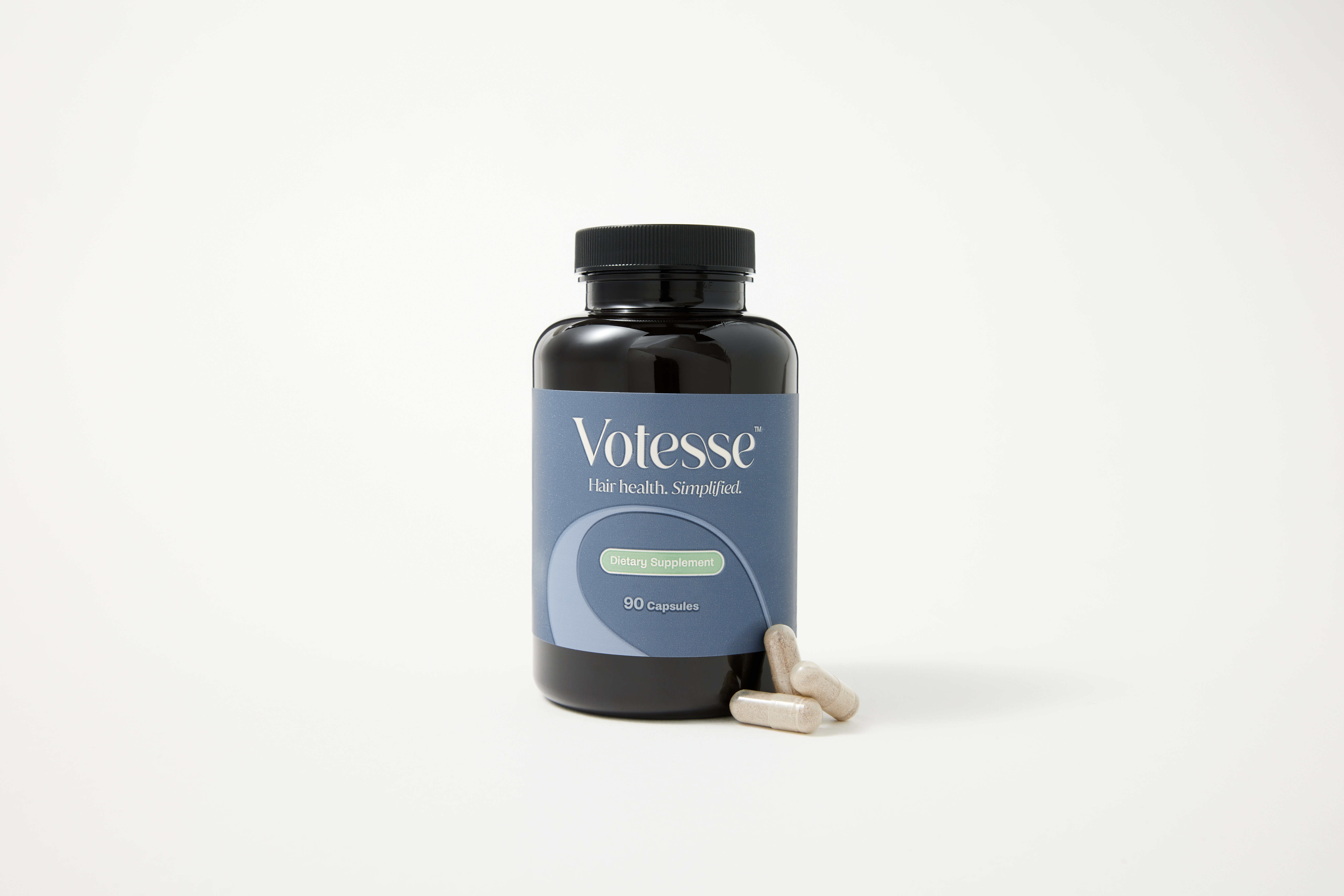 <p><strong>Healthy hair starts from within.</strong></p><p>Meet <strong>Votesse</strong>, a simplified solution for everyone. This expertly formulated daily supplement is your foundation for stronger, fuller, and healthier hair—delivered with thoughtful ingredients your body can trust.</p><p>Votesse supports optimal hair growth and scalp health with a science-backed blend of nutrients, without relying on biotin or harsh additives. It is made for all hair types and lifestyles.</p><p><strong>Key Benefits:</strong></p><ul><li><p>Supports stronger, thicker, and more resilient hair</p></li><li><p>Nourishes hair follicles and promotes scalp health</p></li><li><p>Helps reduce breakage and hair thinning</p></li></ul><p><strong>Why It Works:</strong><br>Votesse delivers essential vitamins, minerals, and antioxidants that fuel healthy hair growth from within. Free from unnecessary fillers it is an effective choice for anyone seeking long-term hair wellness.<br><br><strong>Biotin-free | Drug-free | Gluten-free | Vegetarian</strong></p><p><strong>Serving Size:</strong> 90 capsules (30-day supply)<br><strong>Suggested Use:</strong> Take 3 capsules daily with food</p>
