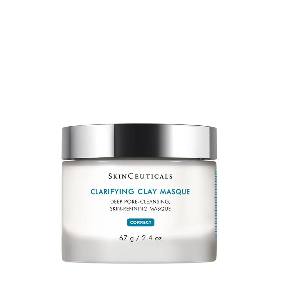 <p><em>Call our office to order</em><br><br><strong>This purifying clay mask is designed to clear out pores, absorb excess oil, and leave the skin feeling refreshed and smooth—without drying it out.</strong></p><p><strong>Formulated with premium kaolin and bentonite clays, along with a 2% fruit extract blend, aloe, and chamomile, it gently exfoliates while helping to calm and soothe the skin.</strong></p><p><strong>Using this mask weekly can help minimize the appearance of blemishes, refine texture, and support a clearer, more balanced complexion.</strong></p>