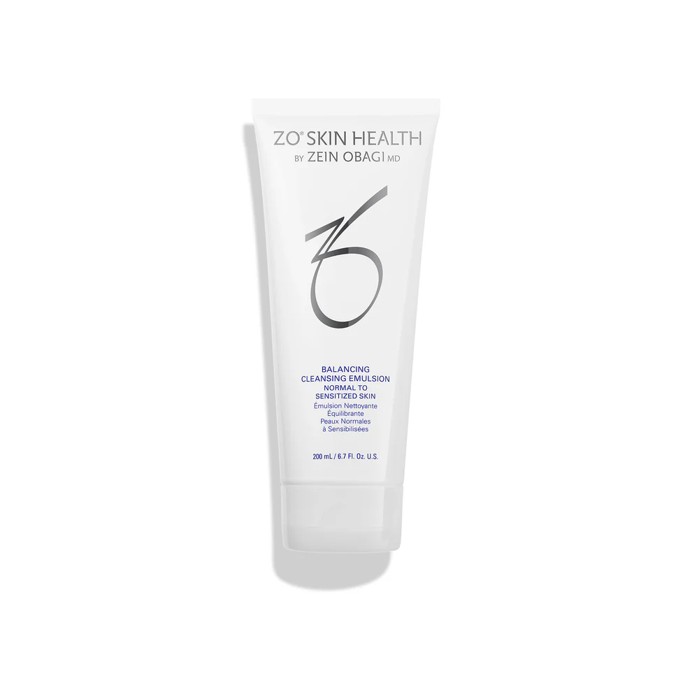<p>Balancing Cleansing Emulsion is a clinically proven, conditioning gel-to-milk cleanser that supports the protective skin barrier leaving sensitized + post treatment&nbsp;skin soothed, supple and strong. Fragrance-, dye- and sulfate-free.</p>