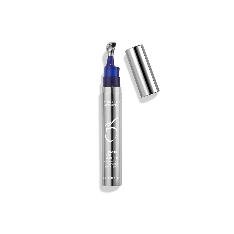 <p>Powered by clinically proven ZO®&nbsp;Growth Factor technology, Growth Factor Eye Serum is designed to help improve the appearance of expression lines, creasing + hollowness while plumping + encouraging healthy skin for a visibly revived look. The cooling applicator soothes the skin + re-invigorates the look of tired eyes.</p>