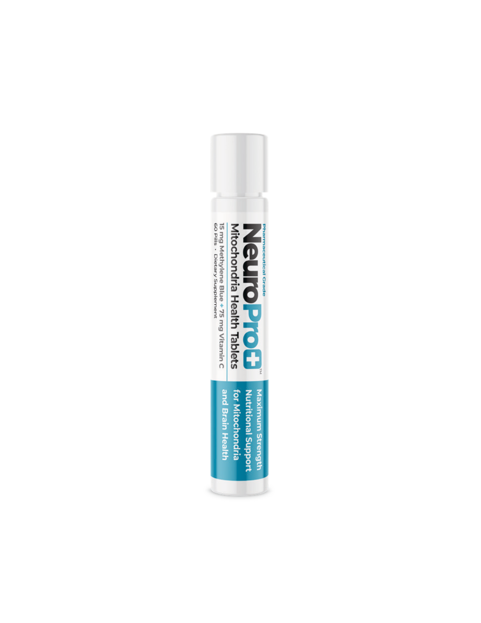 <p>Say goodbye to brain fog and hello to heightened mental clarity, focus, vitality and overall health by stengthening your mitochondrial health. NeuroPro Plus uses a two-pronged approach with pharmaceutical grade Methylene Blue and the antioxidant power of Vitamin C</p>