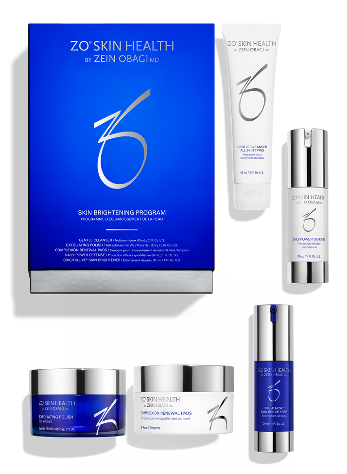 <p><span style="color: rgb(0, 0, 0)">A multi-product skincare system designed for the improvement of visible discoloration without the use of hydroquinone and retinol.</span></p>