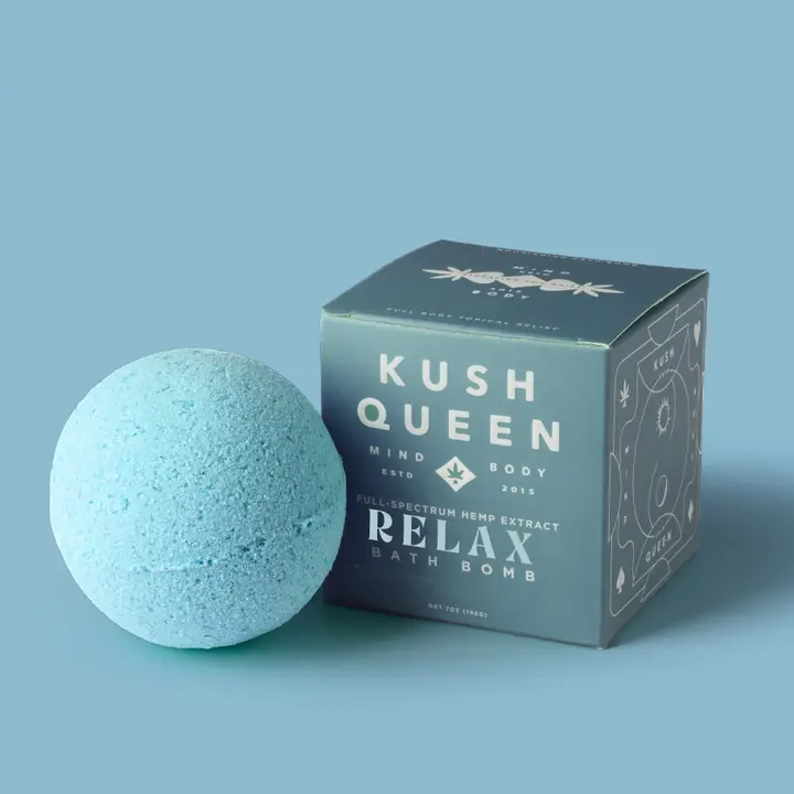 <p><span style="color: rgb(51, 51, 51)">Our <strong>Relax</strong> CBD Bath Bomb were created to not only relax the body, but to help stabilize the mood as well. A beautiful blend of Lavender, Chamomile and Frankincense come together to assist in the overall body and mind relief while giving your immune system the healthy boost it needs. </span><br><br><span style="color: rgb(51, 51, 51)">Dose: 250mg CBD</span><br><br><span style="color: rgb(51, 51, 51)">How it Works: Our Relax bath bombs were created with the Entourage Effect in mind. The Entourage Effect occurs when you combine cannabinoids with terpenes/essential oils. Each blend is more than a scent, it is an experience. Our nourishing Relax bath bombs combine the power of organic essential oils and cannabinoids to create effect-specific full-body experiences.</span><br><br>Made in United States</p><p>Fragrance Notes: Chamomile, Frankincense, Lavender, Lemon, Orange, and Sandalwood</p><p>Ingredient Preferences: Fragrance-Free, Gluten-Free, Non-GMO, Paraben-Free, and Phthalate-Free</p><p>Ingredients: ONLY THE GOOD STUFF LIKE: Cannabinoids, pure olive oil, kosher food grade color, lavender essential oil, sandalwood essential oil, chamomile essential oil, orange essential oil, lemon essential oil, and frankincense essential oil NO: Gluten, animal testing, artificial fragrances, sulfates, phthalates, parabens, heavy metals, pesticides, pH disturbing chemicals, or fake dyes that stain your tub (!!)</p>