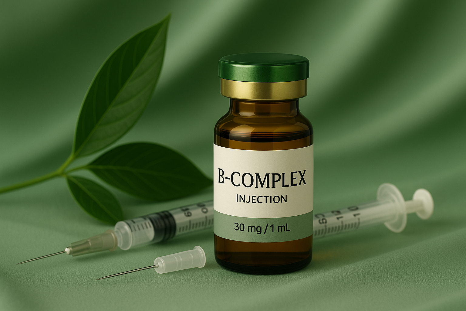 Fuel your body with essential B vitamins that help keep you energized, focused, and feeling your best. Our B Complex injections deliver a powerful blend of B1, B2, B3, B5, and B6—each playing a vital role in cellular energy production, nervous system function, and overall wellness. Whether you're feeling fatigued, under stress, or looking to supplement a B vitamin deficiency, this monthly injection series offers quick, effective support.
<br>
<br>
Each package includes 4 ready-to-use injections, helping you stay consistent with your wellness routine and feel the benefits week after week.
<br>
<br>
✔️ Supports natural energy & metabolism
<br>
✔️ Promotes mental clarity and mood balance
<br>
✔️ Strengthens hair, skin, and nail health
<br>
<br>
Give your body the nutritional support it needs to perform at its best—inside and out.
