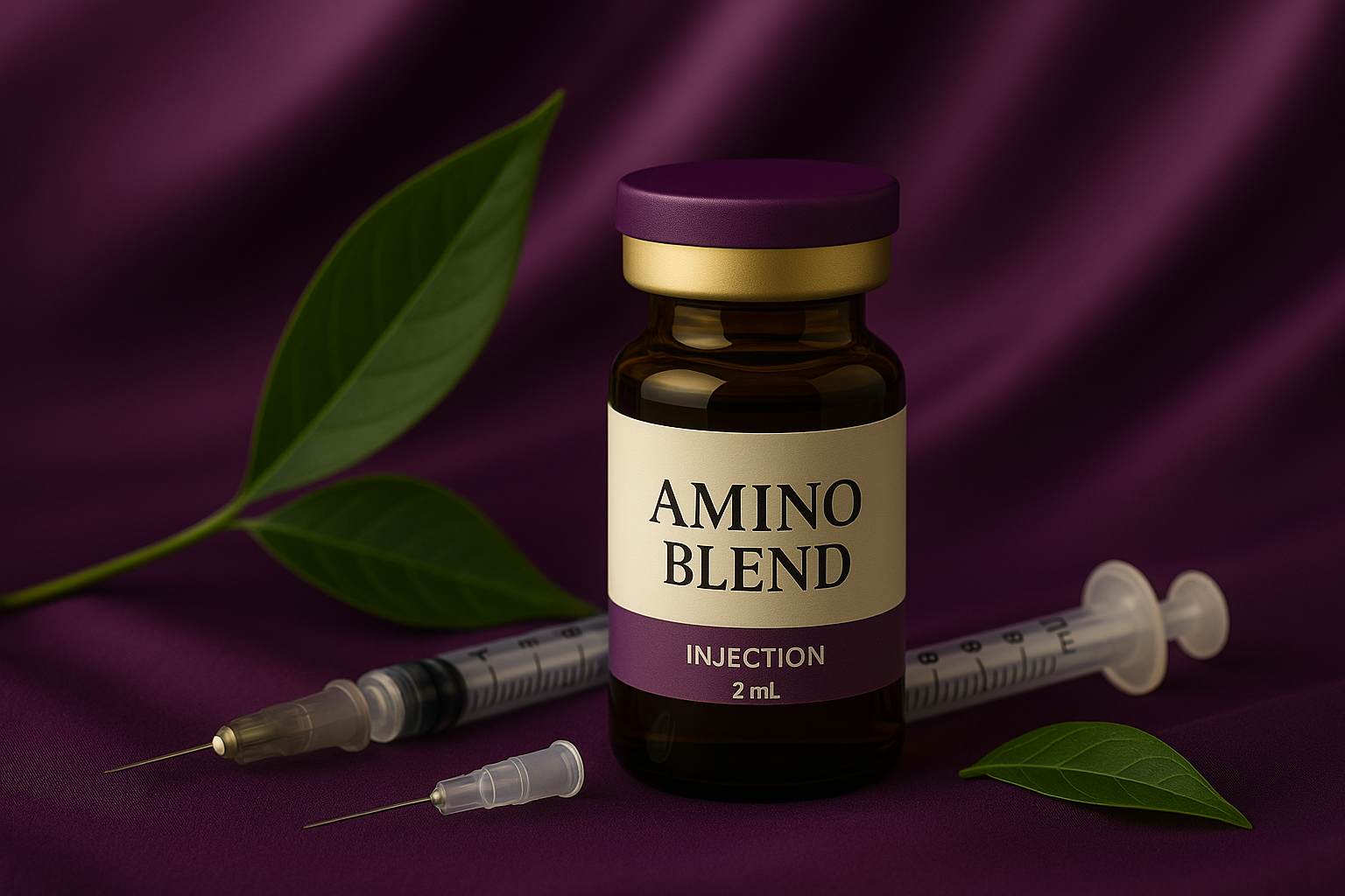 Our Amino Blend is a powerful combination of essential amino acids designed to support muscle recovery, fat metabolism, circulation, and overall physical performance. Whether you're active, recovering, or just looking to enhance daily energy and endurance, these injections help your body function at its best.
<br>
<br>
Each package includes 4 ready-to-use injections, making it easy to stay consistent with your supplementation and feel the benefits all month long.
<br>
<br>
✓ Supports muscle recovery & lean muscle growth
<br>
✓ Aids fat metabolism & energy production
<br>
✓ Enhances circulation & physical performance
<br>
<br>
Elevate your recovery, stamina, and strength—one injection at a time.