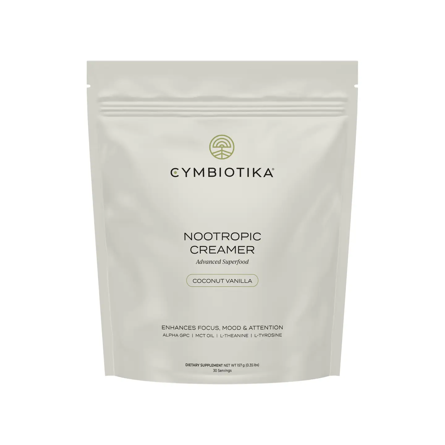 <p><span style="color: rgb(51, 51, 51)">Our Nootropic Creamer is a nutrient-rich superfood packed with healthy fat like MCT from coconuts, bioavailable minerals, and amino acids like L-theanine, L-tyrosine, and Alpha GPC. Working to elevate your morning ritual, this powerful blend enhances cognition, focus, and mental clarity. Strategically designed to counteract the acidity often found in your morning cup of coffee while improving natural energy levels, our formula provides moments of clarity and focus throughout your day without the jitters and stress. Delicious, luxuriously rich, and creamy, our Nootropic Creamer is free of added sugars.</span></p>